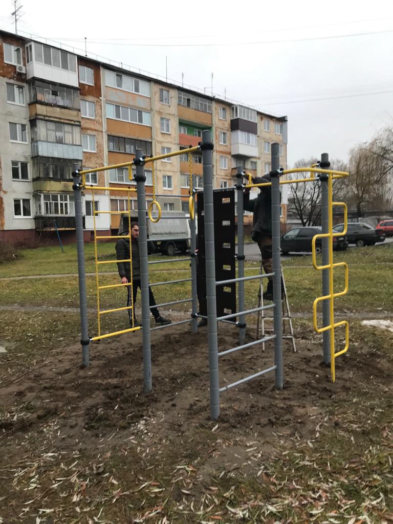 Установлены спортивные комплексы в рамках проекта "Спортивный ТОС - здоровый регион"