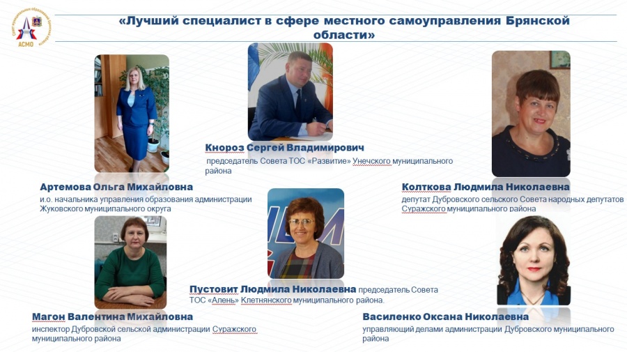 Подведены итоги ежегодного конкурса "Лучший специалист в сфере местного самоуправления Брянской области" в 2021 году