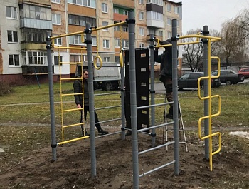 Установлены спортивные комплексы в рамках проекта "Спортивный ТОС - здоровый регион"