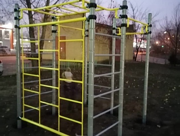 Установлены спортивные комплексы в рамках проекта "Спортивный ТОС - здоровый регион"