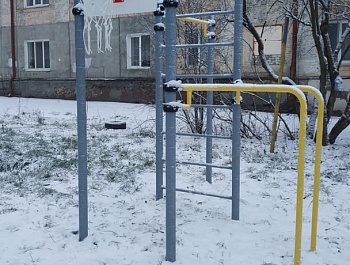 Установлены спортивные комплексы в рамках проекта "Спортивный ТОС - здоровый регион"